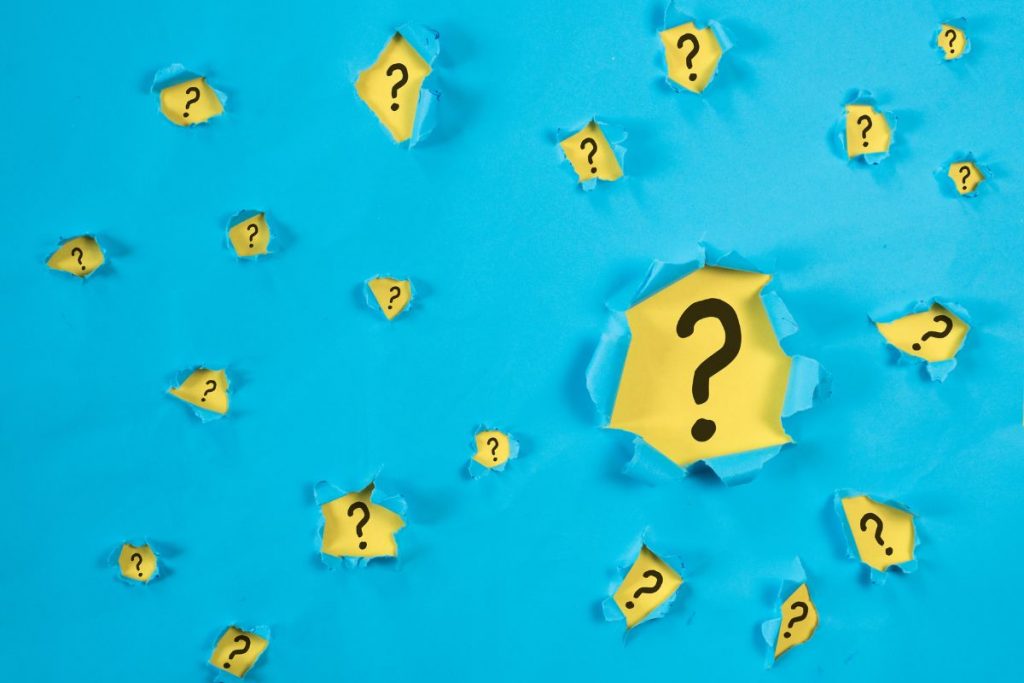 Question marks