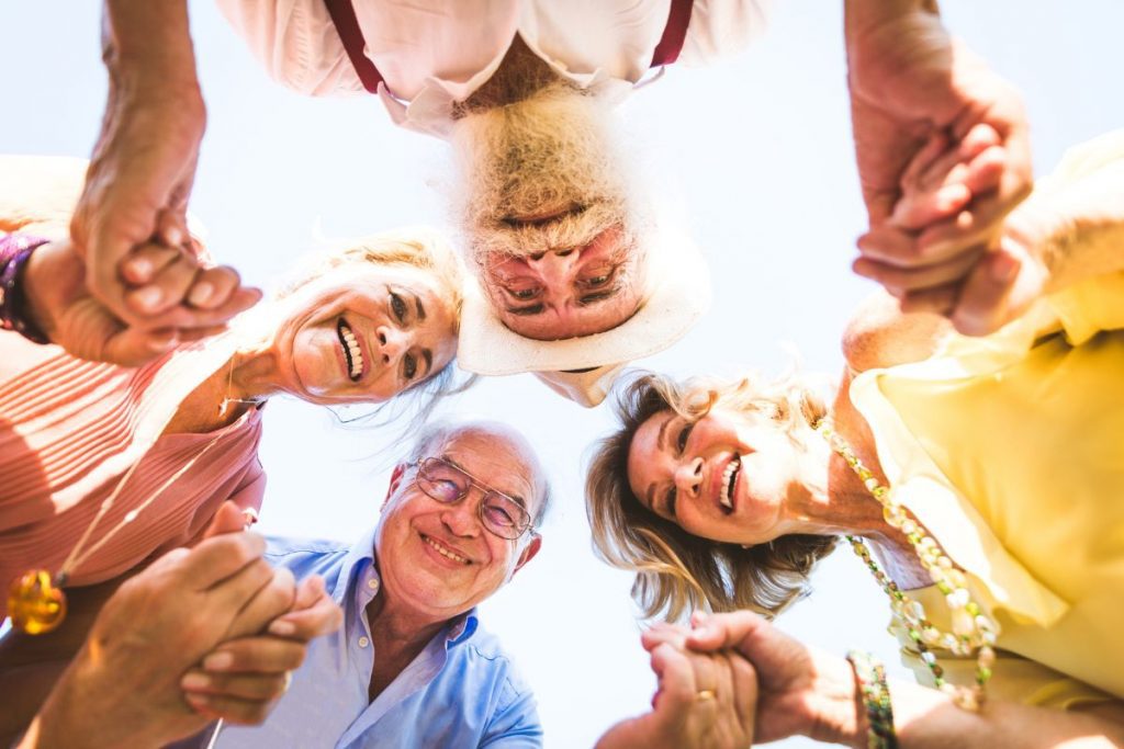 Group of Medicare beneficiaries, all happy with their Medigap plan