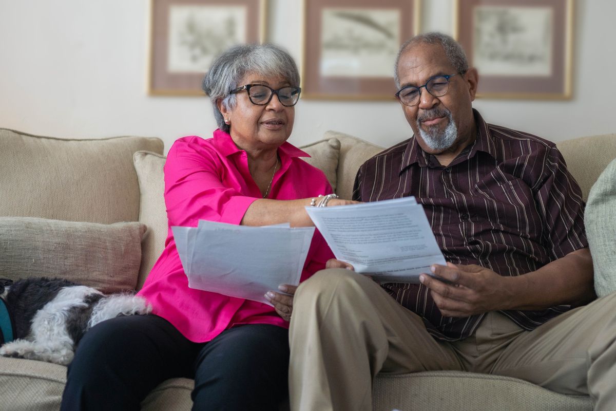 Medicare beneficiaries reading over their ANOC