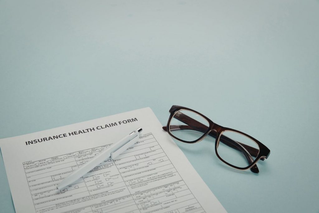 Insurance claim form